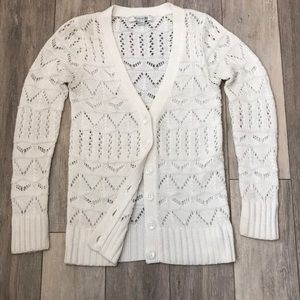 Forever 21 Cream Cardigan S